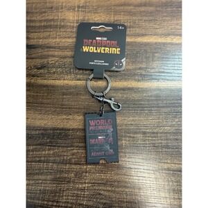 Deadpool & Wolverine Loungefly World Premiere Ticket Keychain New Sealed